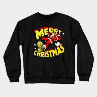 Merry Christmas Badass Santa Crewneck Sweatshirt